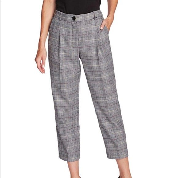Vince Camuto Pants - Vince Camuto Colorful Glen Plaid Ankle Pants
